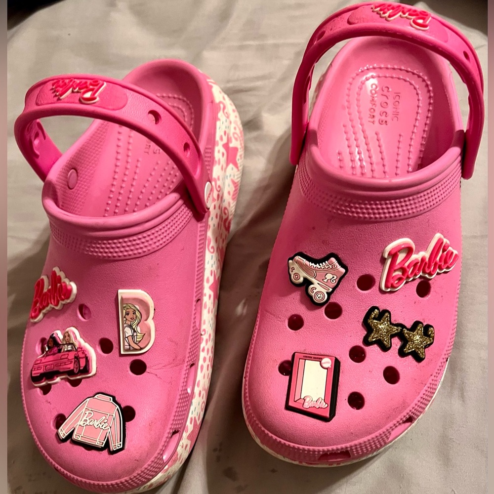Crocs Barbie. Kids junior size 6